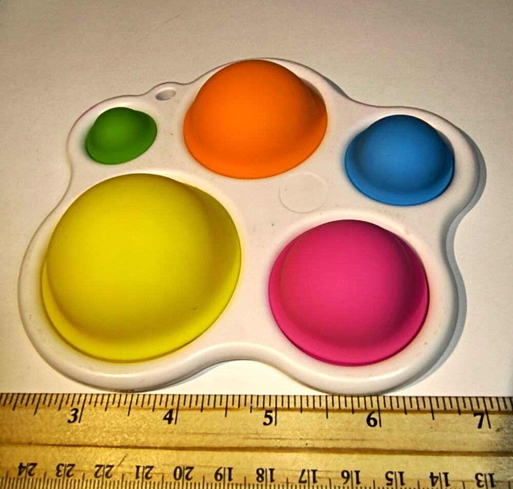 1784.  Sensory Fidget Silicone Bubbles in Plastic Frame